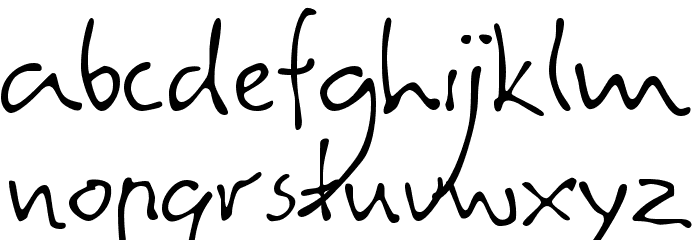 Agata Font LOWERCASE