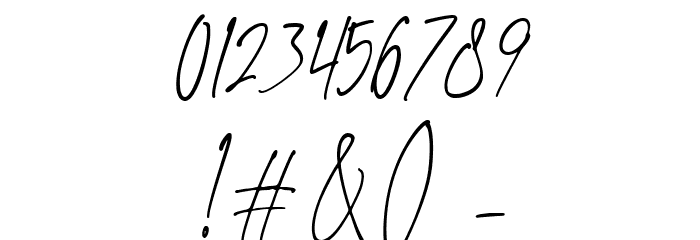 Agatha Christy Font OTHER CHARS