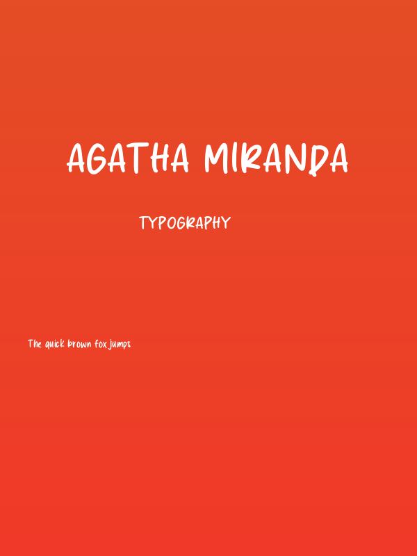 Agatha Miranda Poster