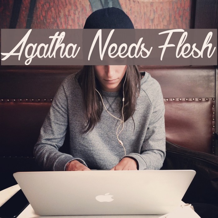 Agatha Needs Flesh Font examples