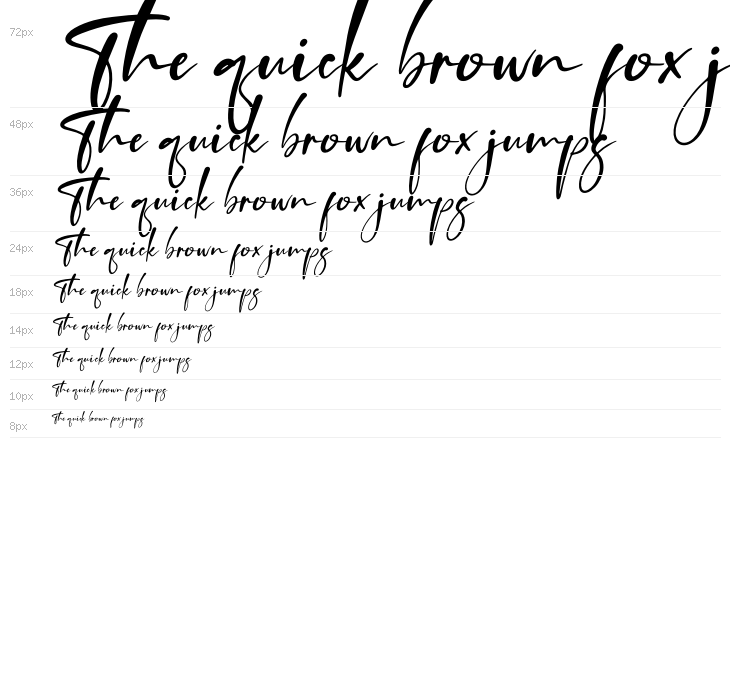 Agatha Putri Italic Waterfall