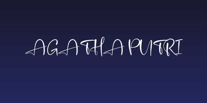 Agatha Putri Social Header