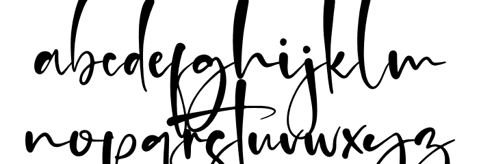 Agatha Putri Font LOWERCASE