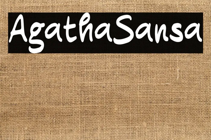 Agatha Sansa Example 1