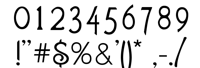 Agatha Font OTHER CHARS