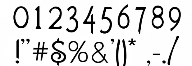 Agatha Font OTHER CHARS