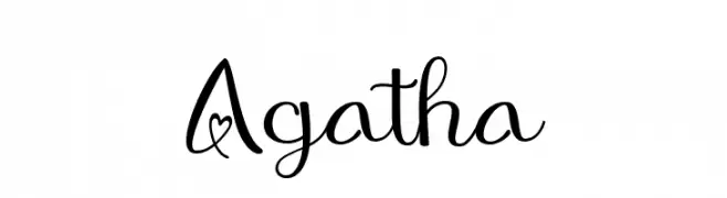Agatha  नि: शुल्क फ़ॉन्ट्स डाउनलोड