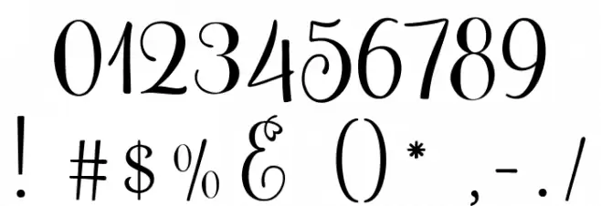 Agatha Font OTHER CHARS