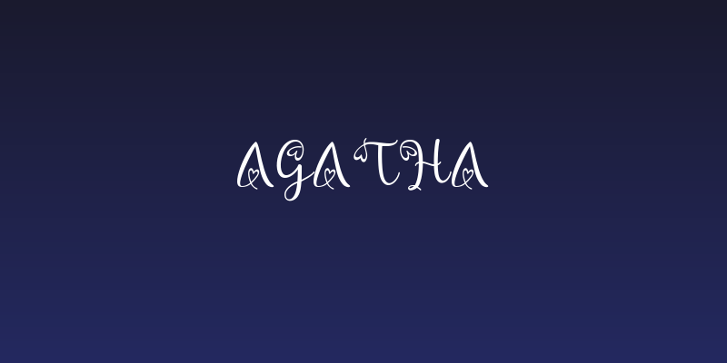 Agatha Social Header