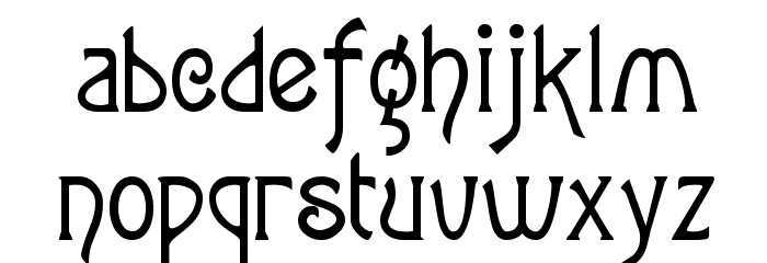 Agatha Font LOWERCASE