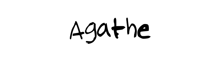 Agathe Шрифта
