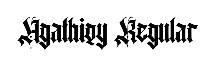 Agathiqy Regular  Frei Schriftart Herunterladen