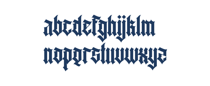 Agathiqy Regular Lowercase