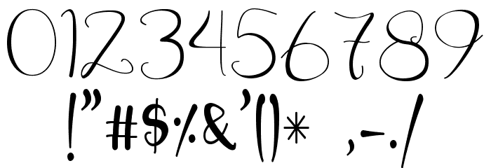 Agathis Font OTHER CHARS