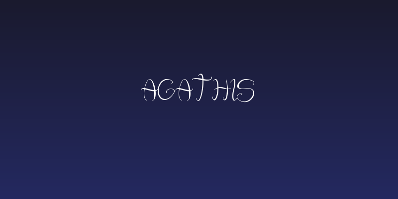 Agathis Social Header