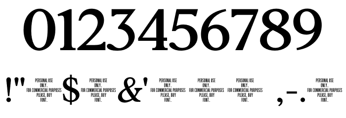 Agatho Bold Font OTHER CHARS