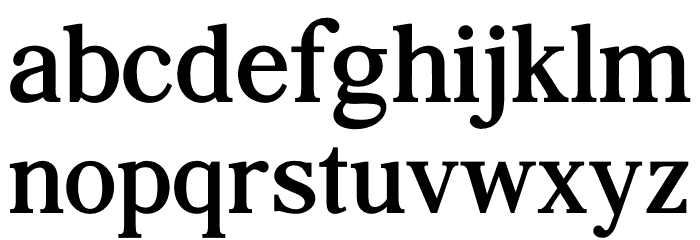 Agatho Bold Font LOWERCASE