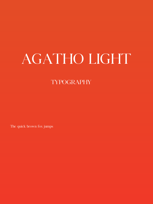 Agatho Light Poster