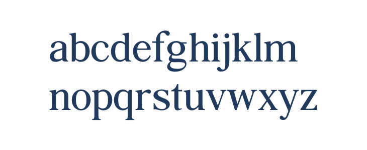Agatho Medium Lowercase