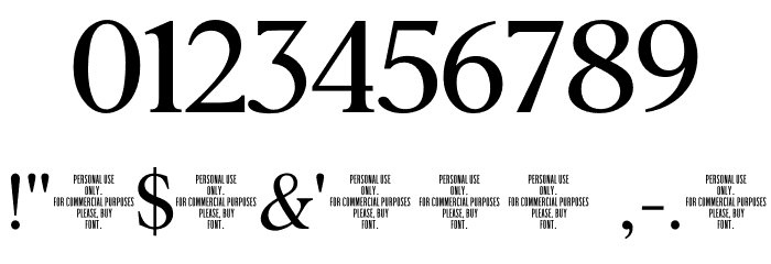 Agatho Narrow Font OTHER CHARS