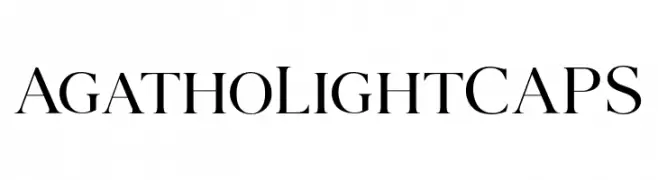 AgathoLightCAPS  Fuentes Gratis Descargar