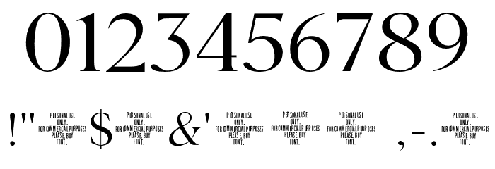 AgathoLightCAPS Font OTHER CHARS