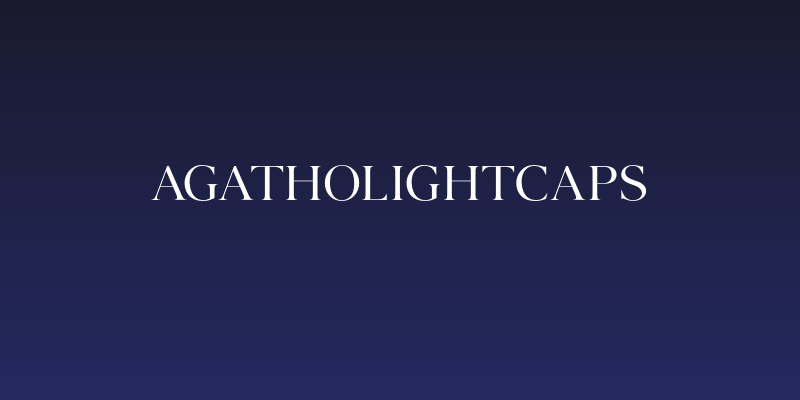 AgathoLightCAPS Social Header