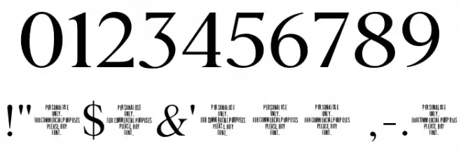 AgathoRegularCAPS Font OTHER CHARS