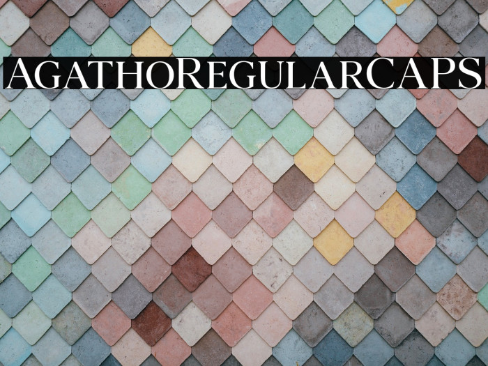 AgathoRegularCAPS Example 1