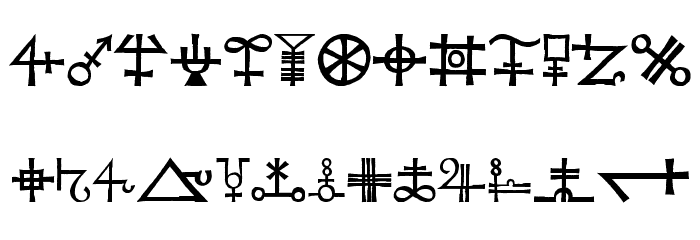 Agathodaimon Fonte MINÚSCULAS