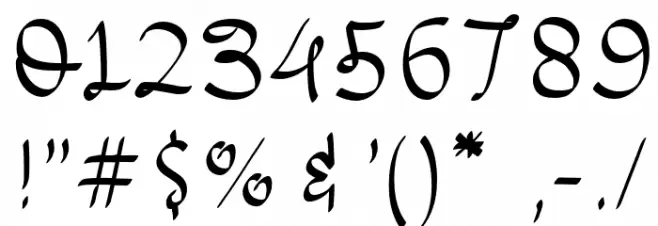 Agathsya-Regular Font OTHER CHARS