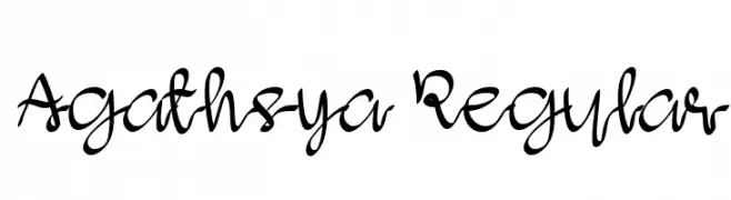 Agathsya Regular  Fuentes Gratis Descargar