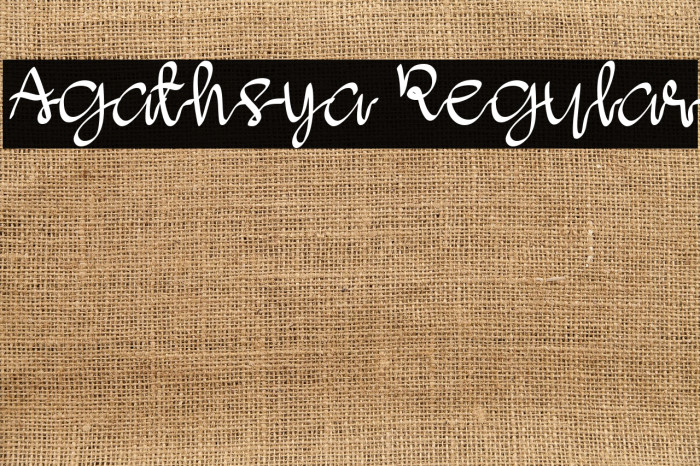 Agathsya Regular Example 1