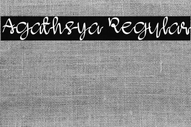 Agathsya Regular Example 1