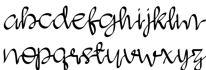 Agathsya-Regular Font LOWERCASE