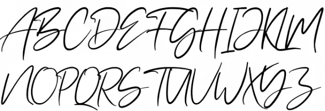 Agatony Font UPPERCASE