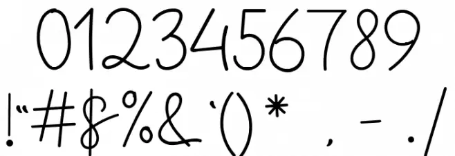 Agatta Script Regular Font OTHER CHARS