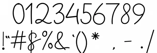 AgattaScript-Regular Font OTHER CHARS