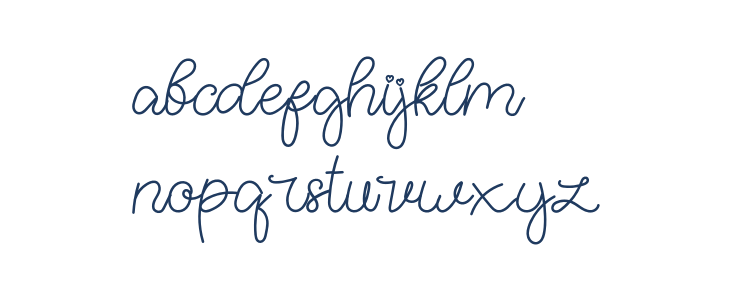 AgattaScript-Regular Lowercase