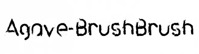 Agave-Brush Brush  Скачать бесплатные шрифты