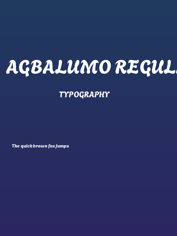 Agbalumo Regular Poster