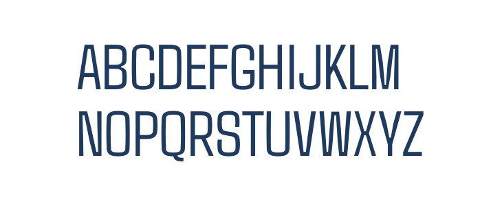 Agdasima Regular Uppercase