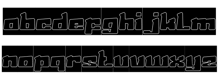 Age Of Science and Technology Font LOWERCASE