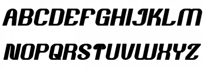 Age of Awakening Bold Italic Caratteri MAIUSCOLE