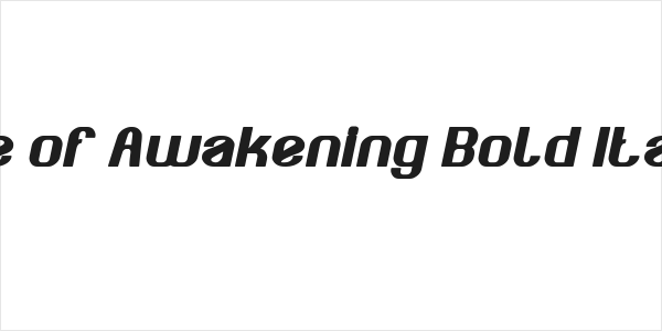 Age of Awakening Bold Italic Logo
