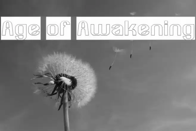 Age of Awakening Font examples
