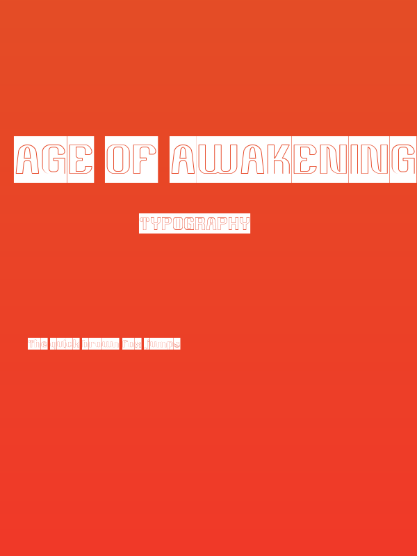 Age of Awakening Poster