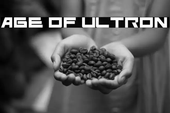 Age of Ultron Font examples