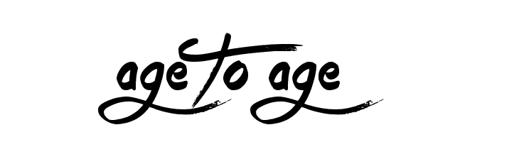 Age to Age  Free Fonts Download