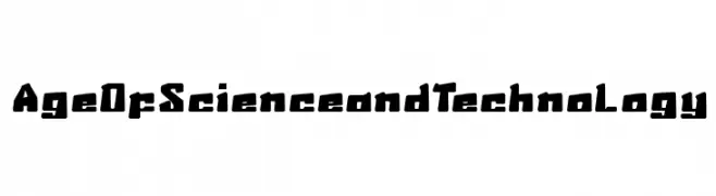 AgeOfScienceandTechnology  font caratteri gratis